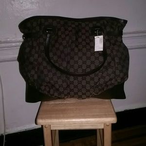 Gucci Monogram Canvas Full Moon Large Tote Bag
